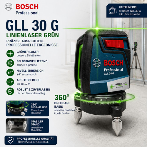 Bosch professional gll g - professional, 30